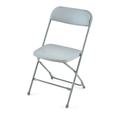 Atlas Commercial Products TitanPRO™ Plastic Folding Chair, Light Gray PFC2LGRY